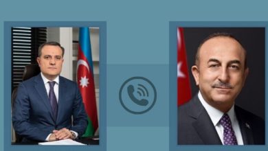 وزيرا الخارجية التركي والأذربيجاني يبحثان التطورات في فلسطين والوضع في قره باغ
