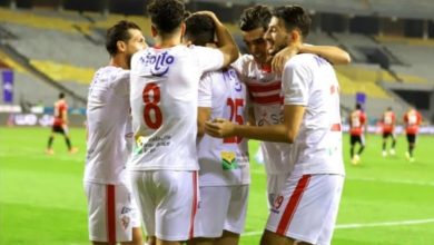 الزمالك يفوز على الجونة 4 / 1 ويقترب من حسم لقب الدورى قبل نهايته